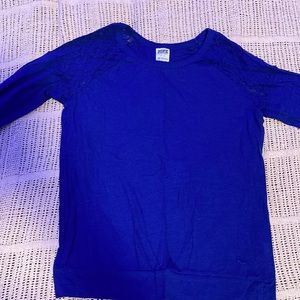 blue, Pink long sleeve